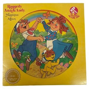 Raggedy Ann and Andy Happiness Album Picture Disc Record KPD Collector Series‎